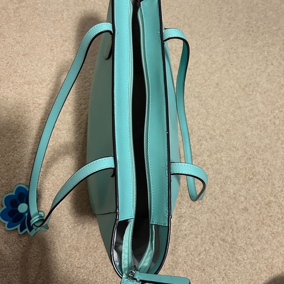 Kate Spade Aqua Blue Tote Bag - Picture 3 of 9